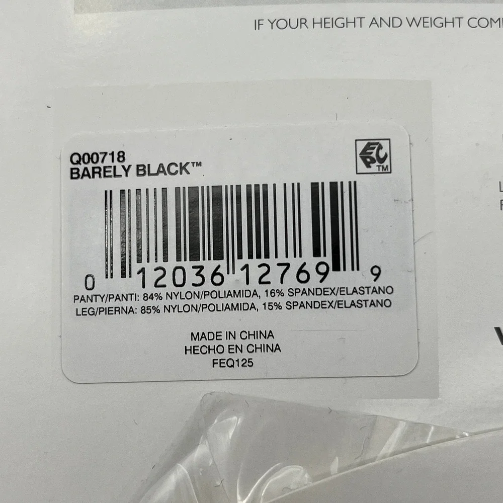 Hanes Pantyhose Womens AB Black Tan Silk Reflections Silky Sheer Lot of 3‎